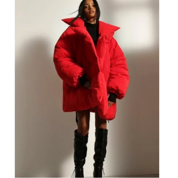 Extreme oversized double breasted coat - Picture 3 of 6